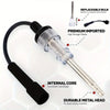 Automotive spark plug ignition tester kit featuring a durable metal head and replaceable bulb for spark checking.