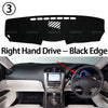 Right Hand Drive Black Edge dashboard cover for Lexus IS Series cars