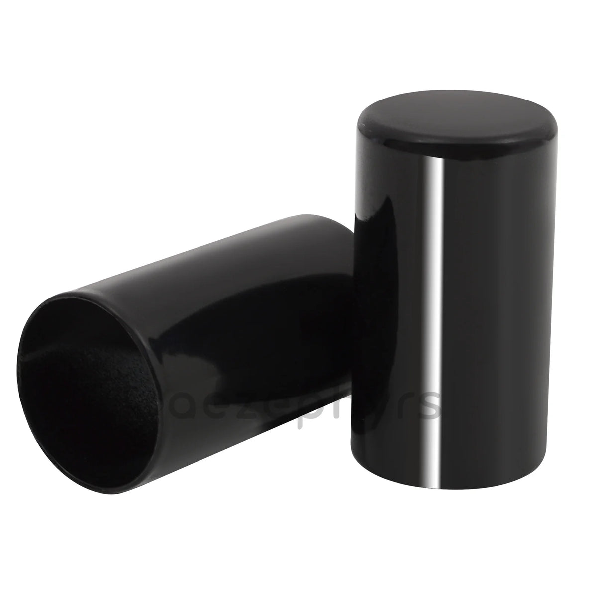 Kit de couvercle de matériel magnétique noir pour Harley touring, vue de côté.
