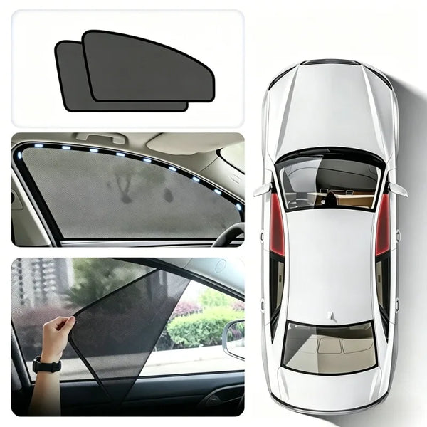 Magnetische Autoscheibe-Sonnenschutz in verschiedenen Formen, einschließlich einer flachen Platte und einer getönten Fenstera