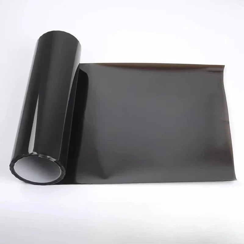 Roll of dark tint film for car headlights and taillights