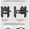 A product image showing a bracket with various sizes and dimensions for phone mounts.