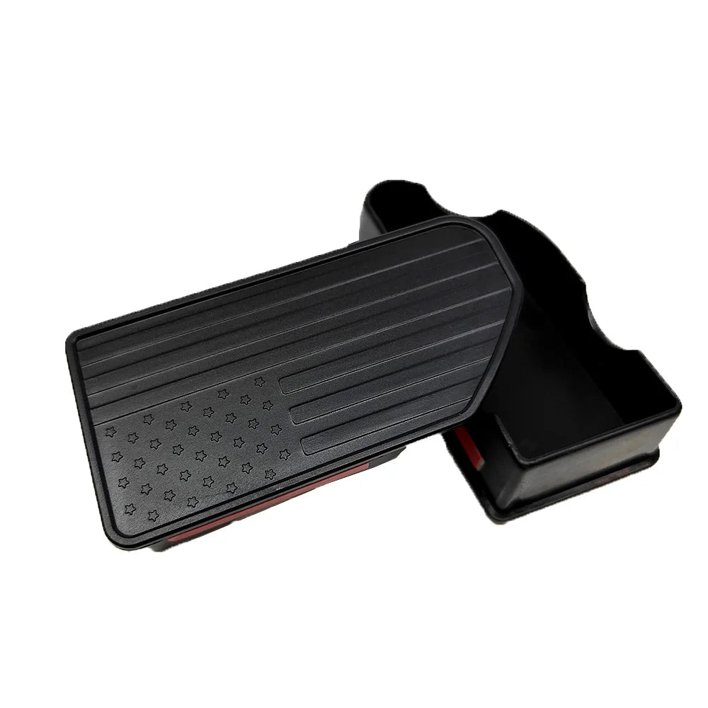 Black truck bed rail hole plugs designed for GMC and Chevy trucks