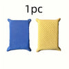 One anti-fog glass and mirror cleaning sponge, shown in blue and yellow colors.