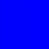 A solid blue background.