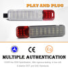 A set of multiple authentication LED interior door panel lights for large SUVs, showing various configurations.