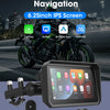Affichage de navigation GPS de moto avec écran IPS de 6,25 pouces et diverses options de connectivité.