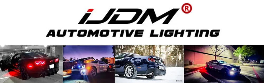 A collection of automotive lighting products, including rear bumper reflector light covers for a Chrysler 300.