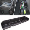 Under seat storage box for Ford trucks showing various tools and accessories
