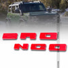 Cache-visons rouges pour badge de lettre Ford Bronco