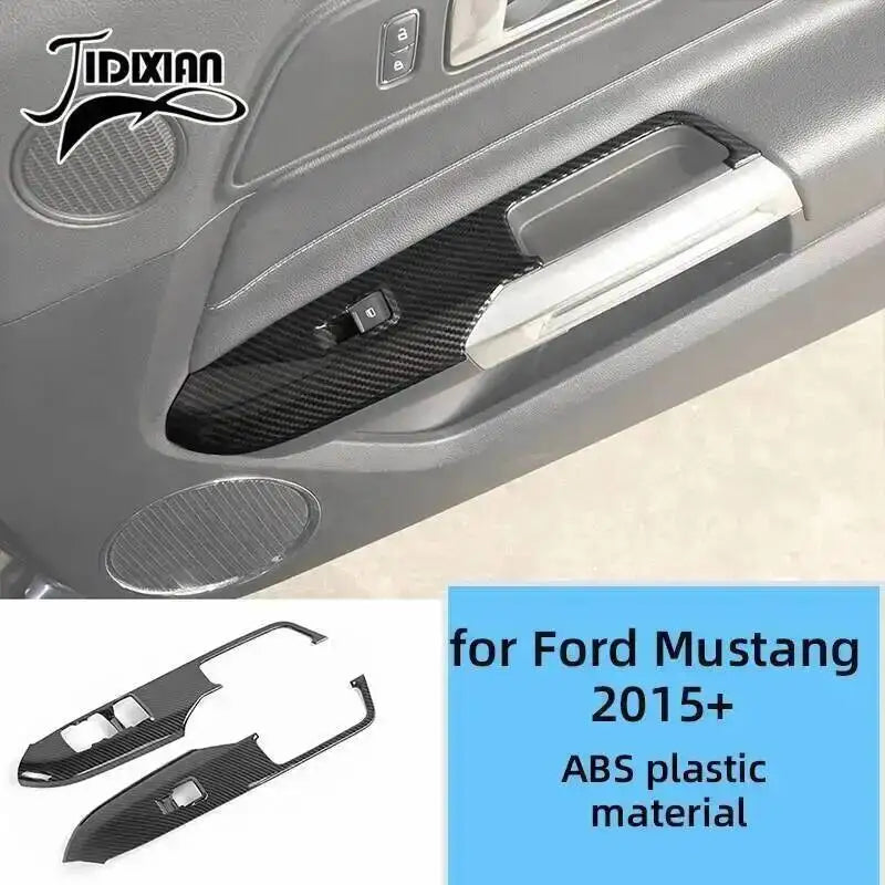 ABS plastic material interior decoration kit for Ford Mustang 2015 plus