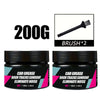 Two jars of car grease for door tracks and sunroof noise elimination with included brushes