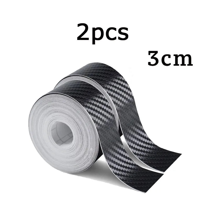 Deux rouleaux de film de protection en fibre de carbone nano de 3 cm pour la carrosserie de voiture