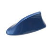 A blue universal car shark fin antenna cover.