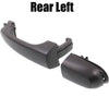 Rear left OEM door handle for KIA Sportage (2005-2010) in black.