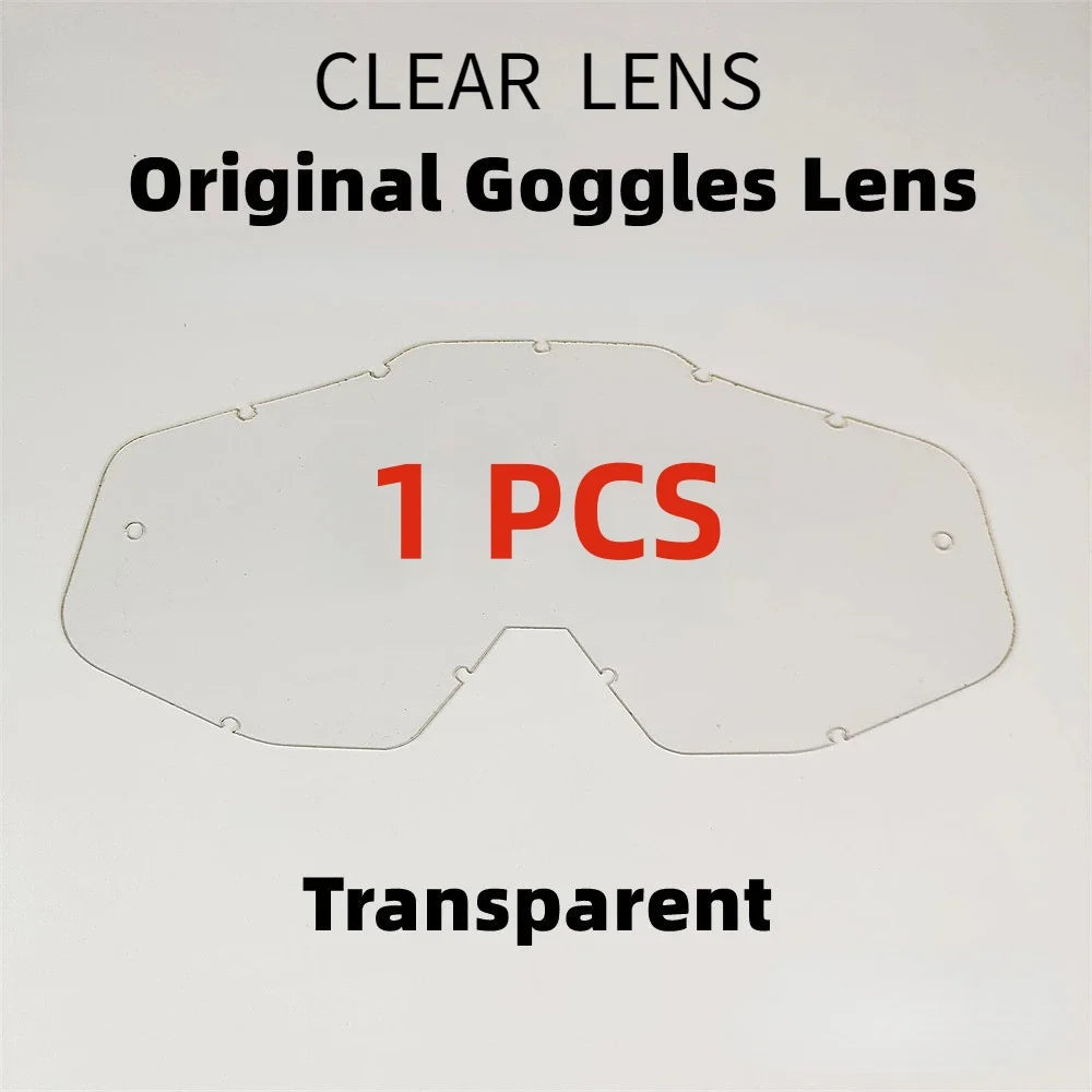Klares Objektiv für Original-Goggles, transparent und einteilig.
