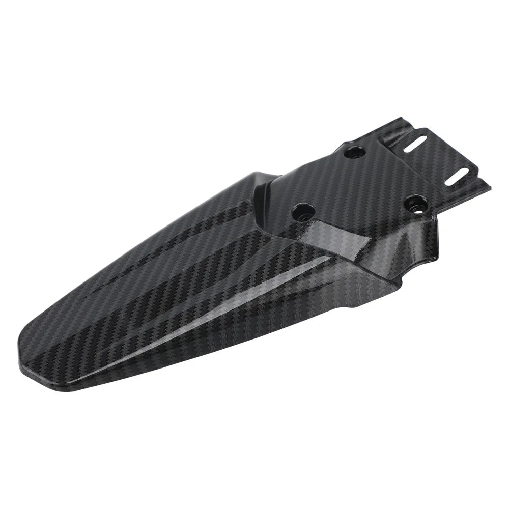 Black carbon fiber motorcycle mudguard and protection kit for Talaria models