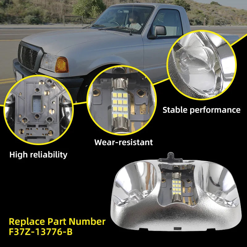 Conjunto de luz interior domo de reemplazo para una Ford Ranger.
