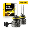 A packaged LED fog light bulb and a separate bulb assembly for automotive lighting.