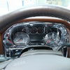 Close-up view of an ABS dashboard trim panel for a Chevrolet Silverado or GMC Sierra vehicle.