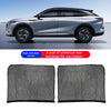 A pair of universal rear windows for SUV/sedan car window mesh sun shade