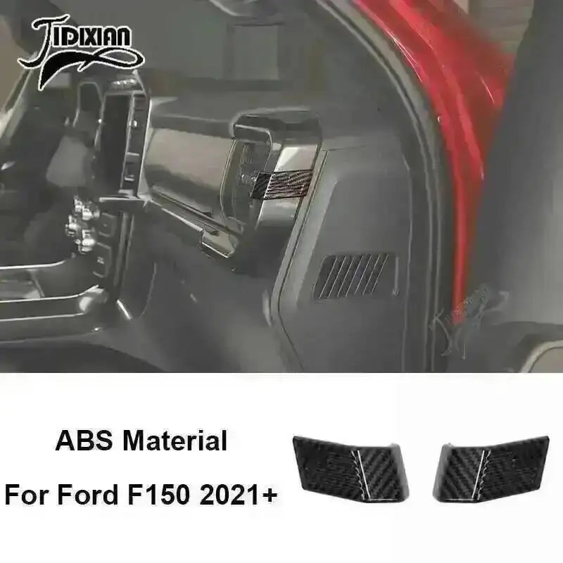 Carbon fiber grain interior trim kit for Ford F150 2021-2024