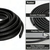 Moldura de goma negra con borde duradero, diseño flexible e instalación fácil para múltiples aplicaciones.