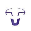 Purple universal car steering wheel decoration cover.