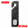 Black ABS hook for car seat back storage