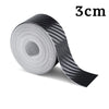 Film de protection tissé en fibre de carbone noire, 3 cm de large.