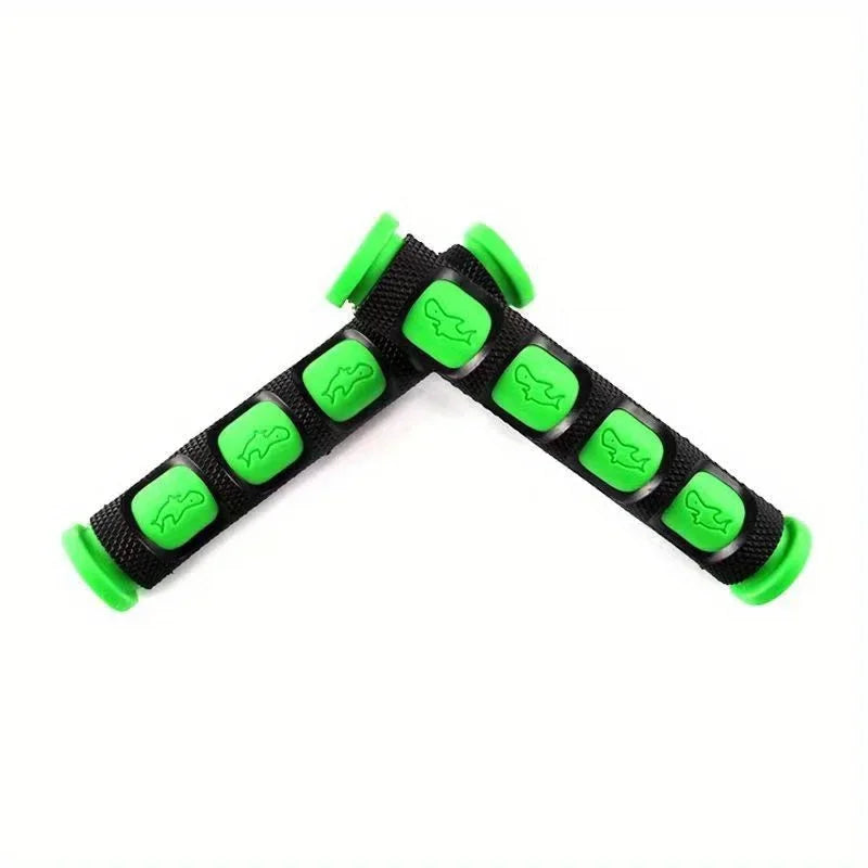 Black and green universal motorcycle brake lever covers for grip and protection