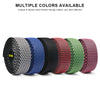 A variety of colorful breathable silica gel handlebar tape rolls displayed side by side.
