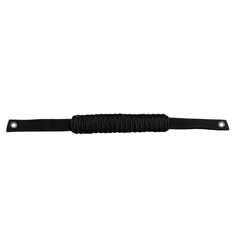 Black woven strap grab handles for Ford Bronco roll bars