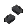 Black muffler hanger bracket kit for Harley touring models