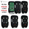 A set of aftermarket remote keys for Chevrolet trucks and SUVs, including various chip models.