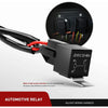 Module de relais automobile noir avec connecteur de faisceau de câbles et spécifications électriques