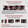 Installation method showing how to install a premium Napa leather steering wheel cover on a car steering wheel.