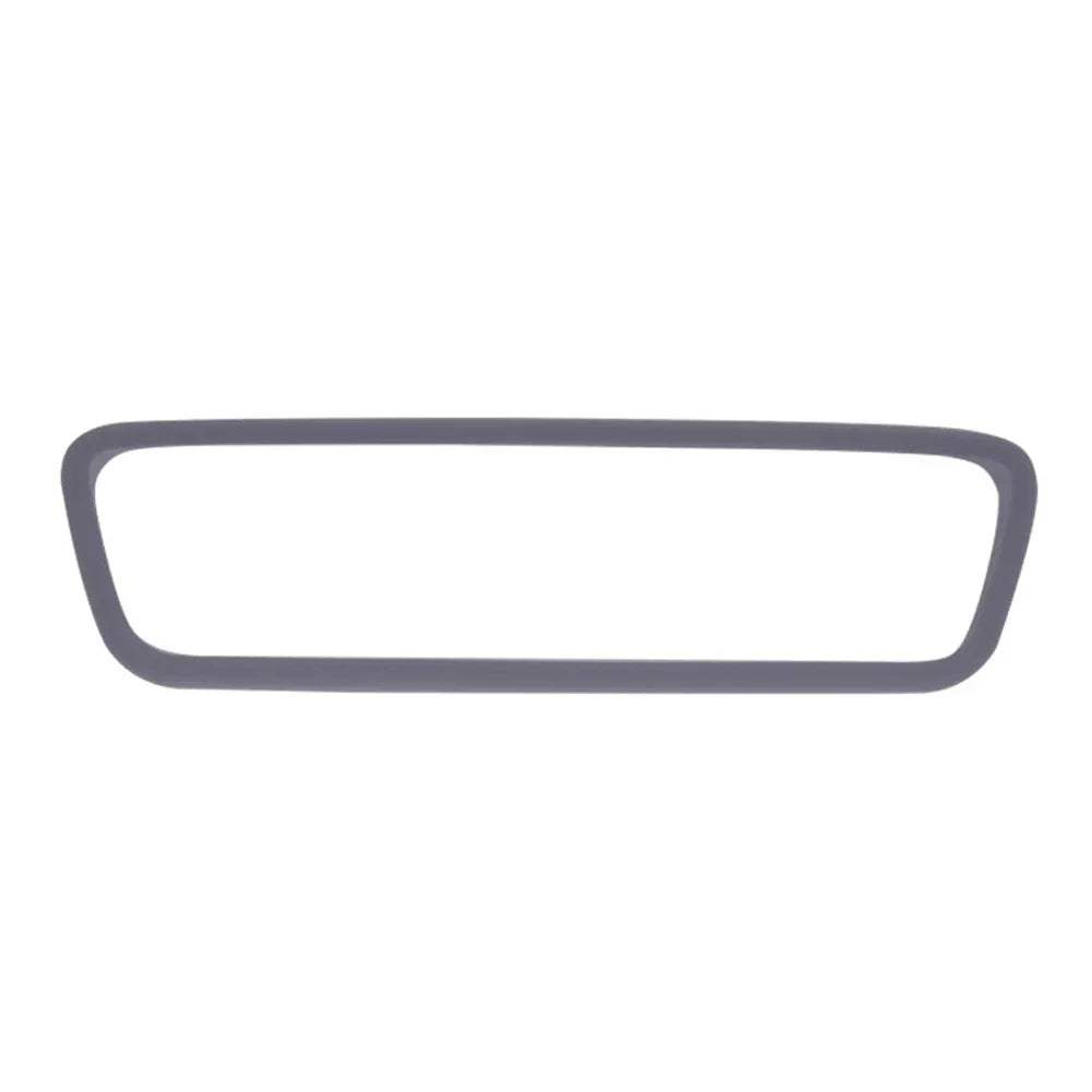 Silicone rearview mirror edge protector for a vehicle.