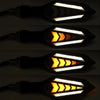 Nahaufnahme eines universellen Motorrad-LED-Blinker-Signals.