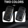 Carbon Fiber Car Key Case Cover for VW, Skoda, and Audi Models