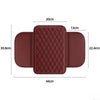 Maroon gepolstertes Cover für eine universelle Armlehnen-Schutzhülle für das Auto