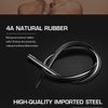 Image showing 4A natural rubber and high-quality imported steel components for universal windshield wiper blades.