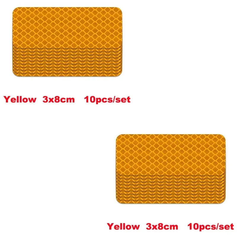 Reflective Warning Stickers for Vehicle Bumpers