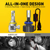 All-in-one Design: Auxito LED-Birne mit direktem Stecker, platzsparend und ohne Polung.