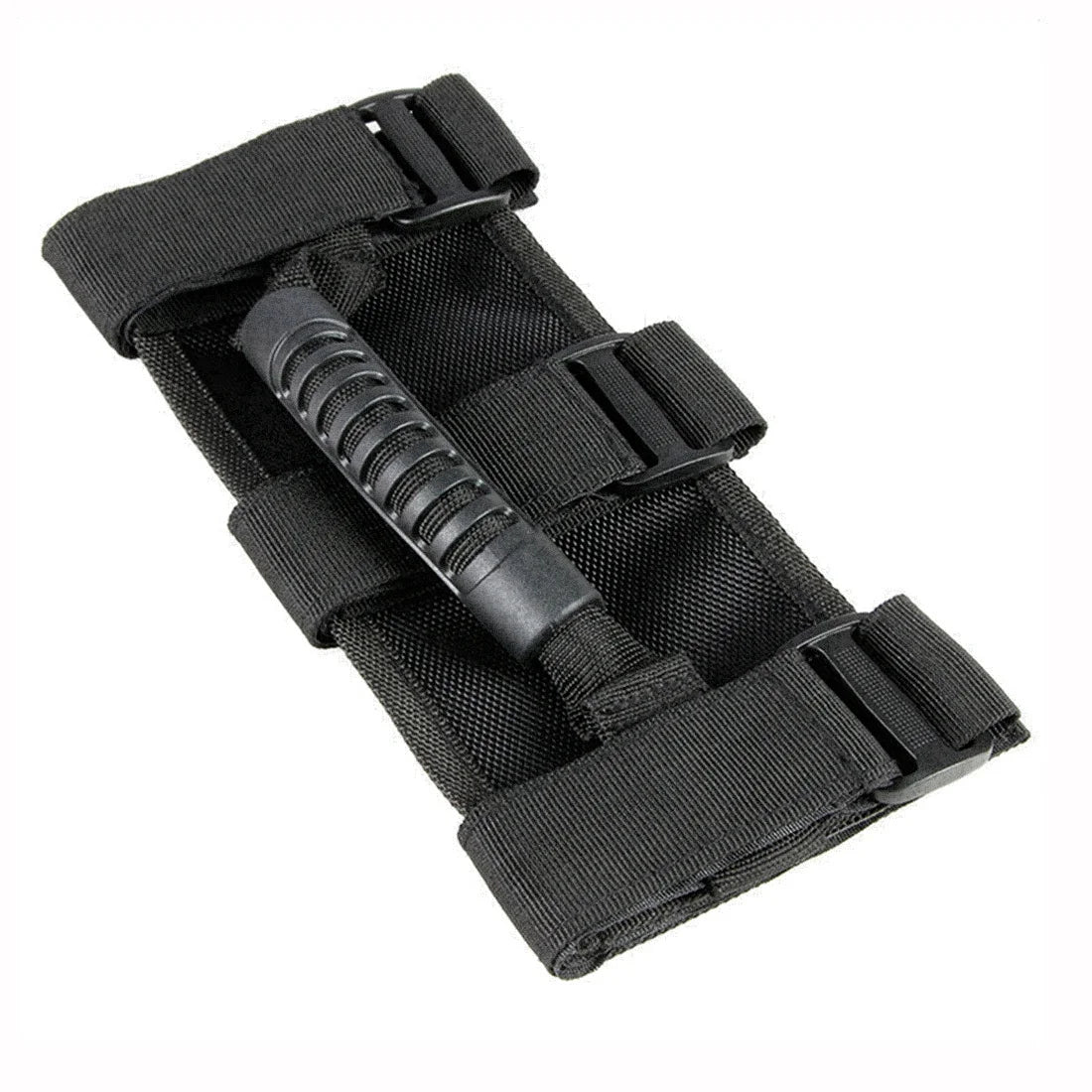 Black durable Oxford roll bar grab handles for Jeep