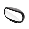 Miroir noir ovale et élégant utilisé comme aide au stationnement automobile 360° HD.