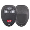 A black universal remote car key featuring a lock icon and a red start button.