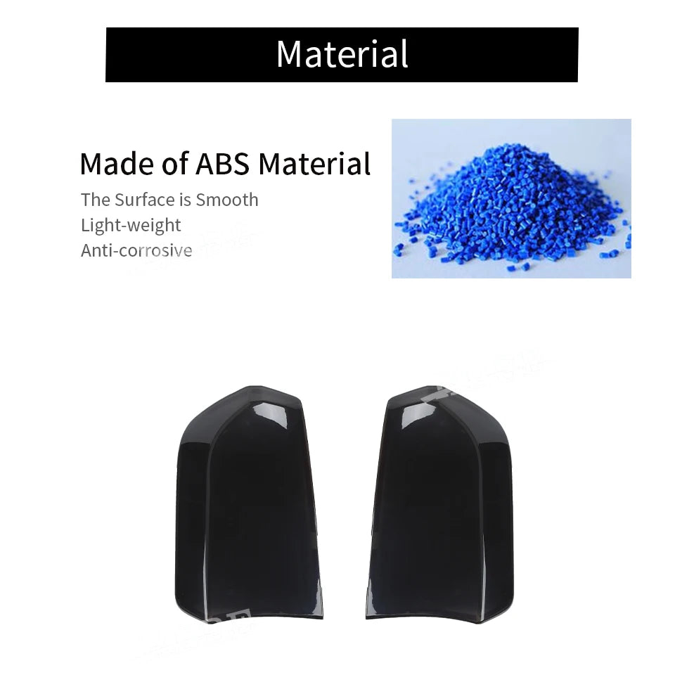 Moldura decorativa de luz trasera negra de ABS para Chrysler 300 Series