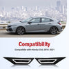 Pair of black LED side marker lights for a Honda Civic