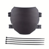 Black universal wind deflector cover for off-road motorcycles